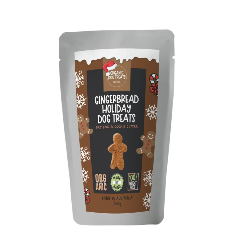 Coco & Pud Organic Dog Treats Australia Christmas Dog Gift - Gingerbread Treat Baking Kit - Organic
