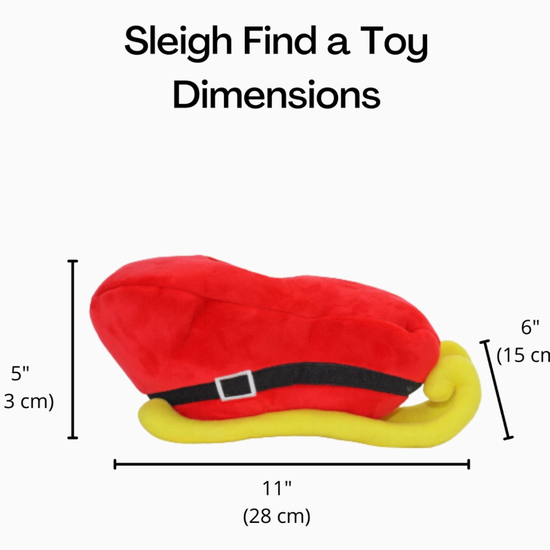 Find A Toy Santa Sleigh Christmas Dog Toy - Coco & Pud