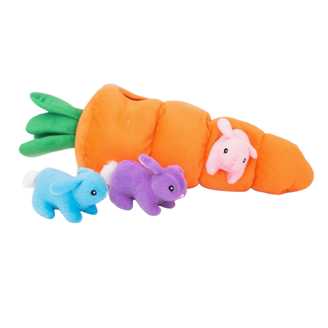 Zippy Burrow - Interactive Easter Carrot - Dog Toy