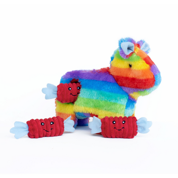 Coco & Pud Interactive Rainbow Pinata with Candy Dog Toy