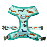 Coco & Pud Doxie Love Adjustable Do Harness - front