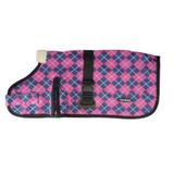 Waterproof Dog Coat 3009-B - Pink Check (for big dogs) - Coco & Pud