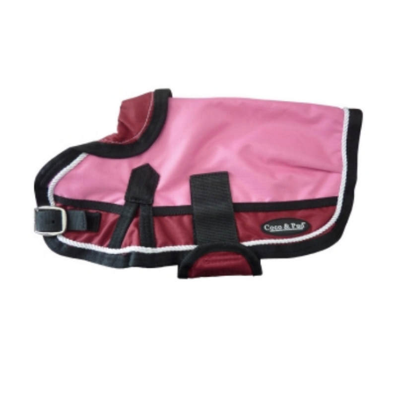Waterproof Dog Coat 3022 - Red/ Pink - Coco & Pud