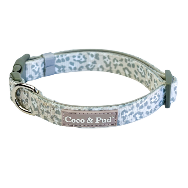 Coco & Pud Amur Leopard Dog Collar