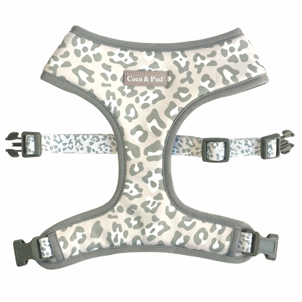 Coco & Pud Amur Leopard reversible Harness - front