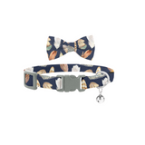Coco & Pud Birds of a Feather Ct Collar & Bow tie