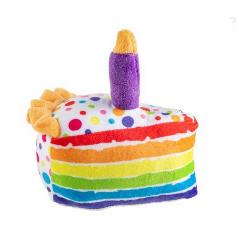 Coco & Pud Birthday Cake Slice Dog Toy