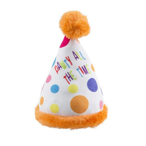 Coco & Pud Birthday Party Hat Dog Toy
