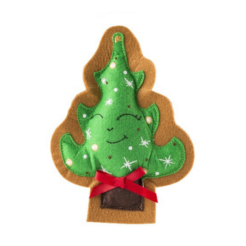 Wagnolia Bakery Christmas Tree Cookie Dog Toy - Coco & Pud