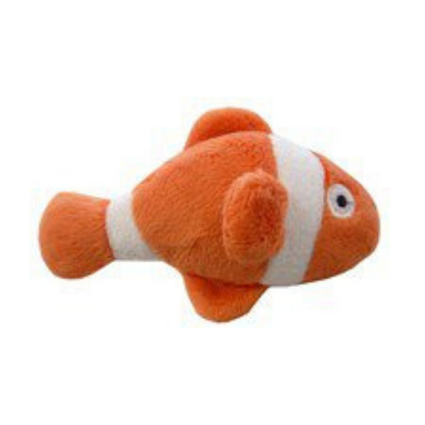 Coco & Pud Clown Fish Organic Catnip Toy - Orange - Coco & Pud