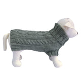 Coco & Pud Cable Dog Sweater - Storm Grey