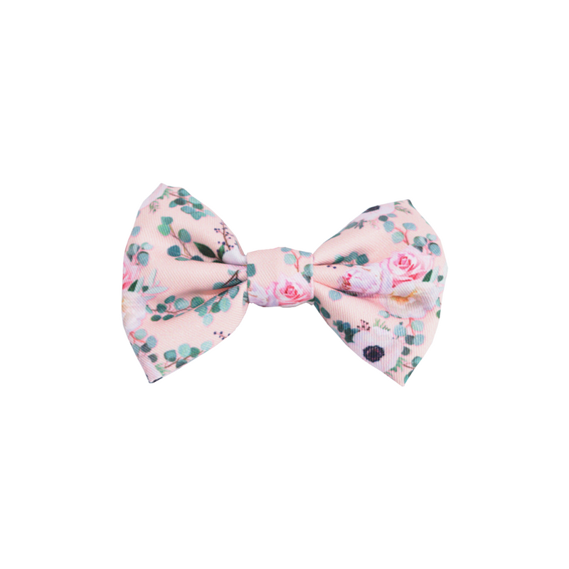 Coco & Pud Provence Rose Dog Bow tie -Small