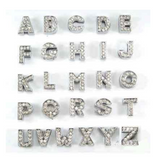 Crystal Alphabet Slide Letters - Silver - Coco & Pud