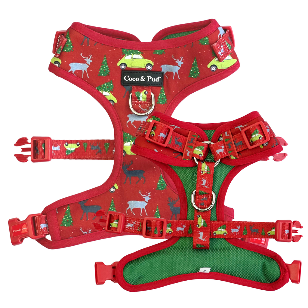 Christmas dog harness on sale
