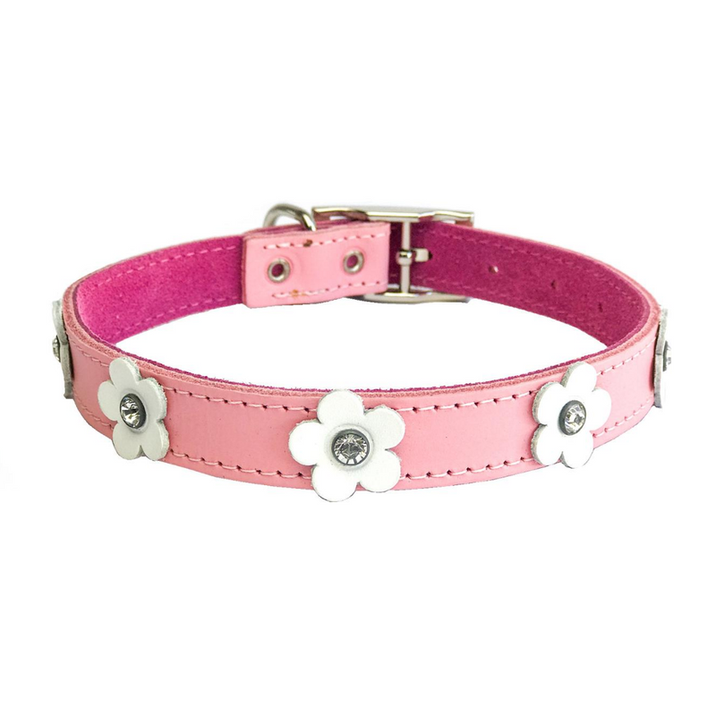 Coco & Pud- Dogue Foxy Dog Collar - Pink