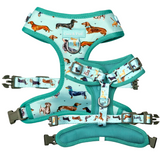 Coco & Pud Doxie Love Adjustable Dog Harness