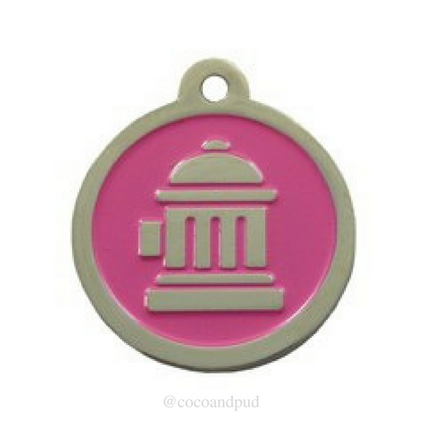 Fire hydrant clearance dog tag