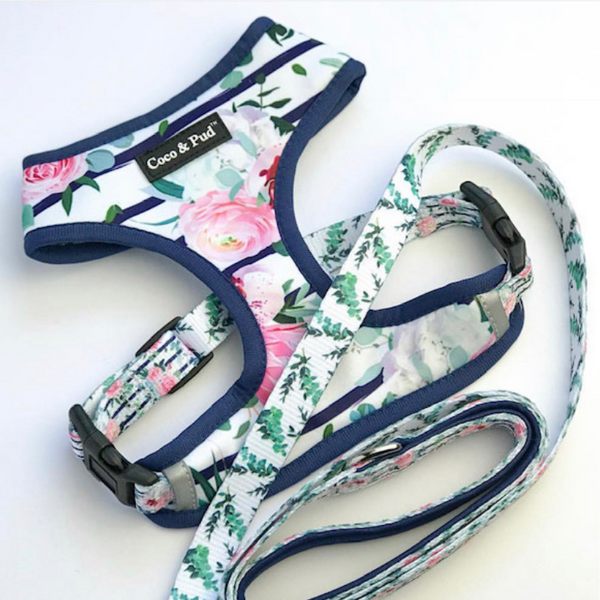 Coco & Pud Floral Blooms Dog Harness - Coco & Pud