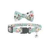 Coco & Pud French Azure Cat Collar & Bow tie