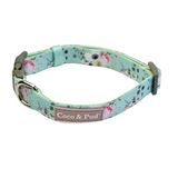 Coco & Pud French Azure Dog Collar