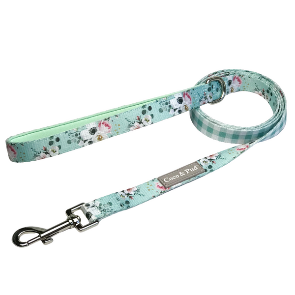 Coco & Pud French Azure Reversible Dog Lead