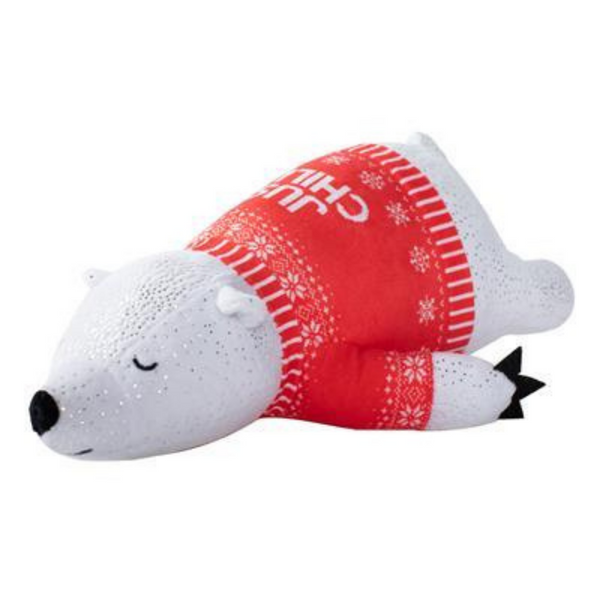 Coco & Pud Chill Mode sleeping Chrismas polar bear dog toy - Fringe Studio