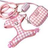 Coco & Pud Gingham Rose Collection & Rose Rope Lead