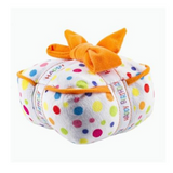 Coco & Pud Happy Birthday Gift Box Dog Toy side view