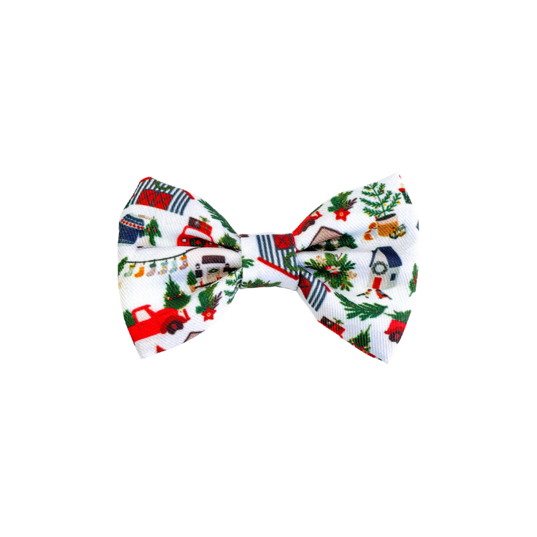 Coco & Pud Home For Christmas Cat Bow tie