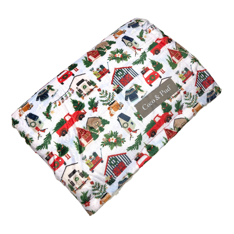 Coco & Pud Home For Christmas Pet Blanket