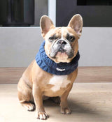 Miss Milly in Coco & Pud Coco Cable Snood Navy