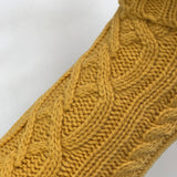 Coco & Pud Mustard Cable Dog Sweater