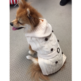 Coco & Pud Paris Dog Sweater - Cream - Coco & Pud