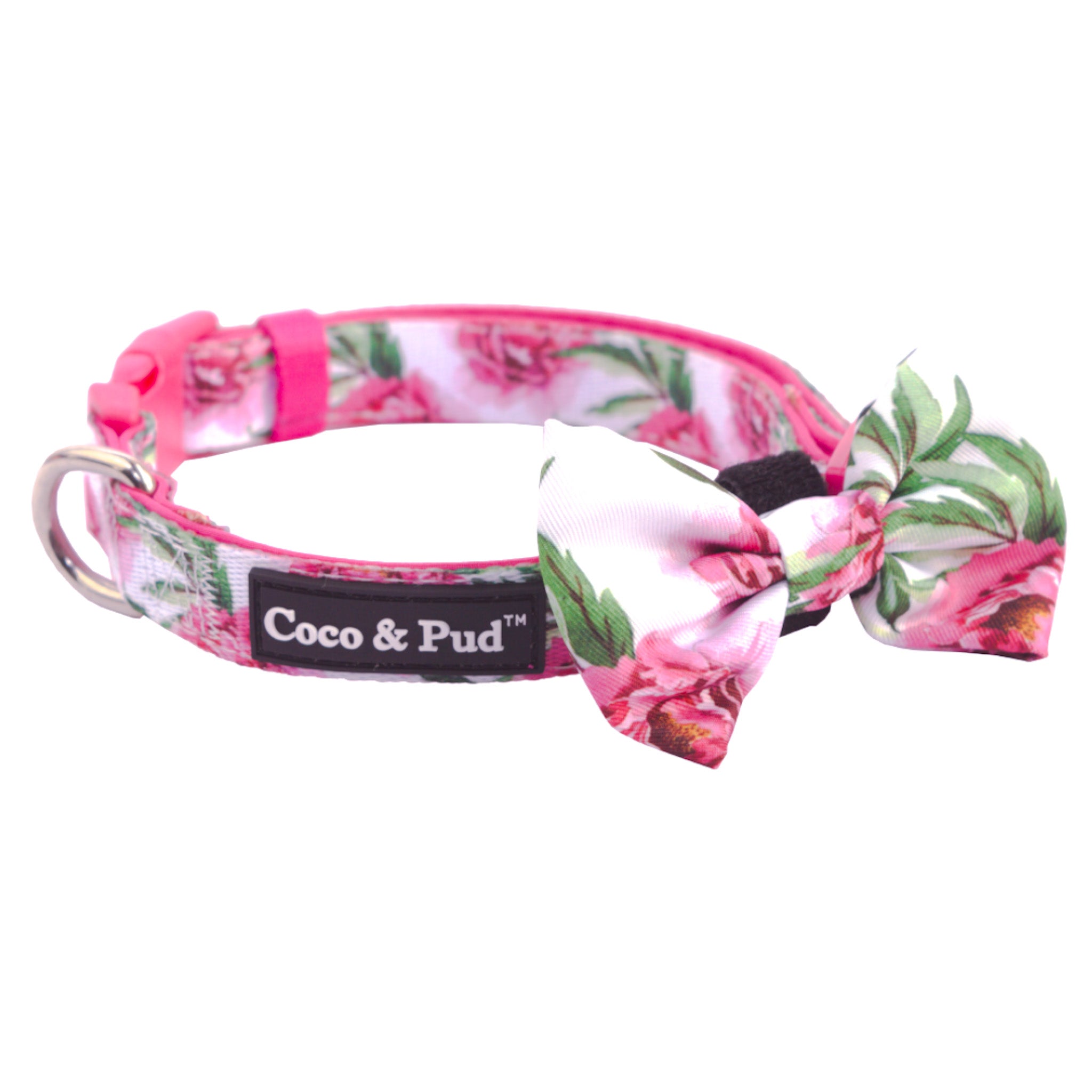 Coco Pud Peony Dog Bow tie