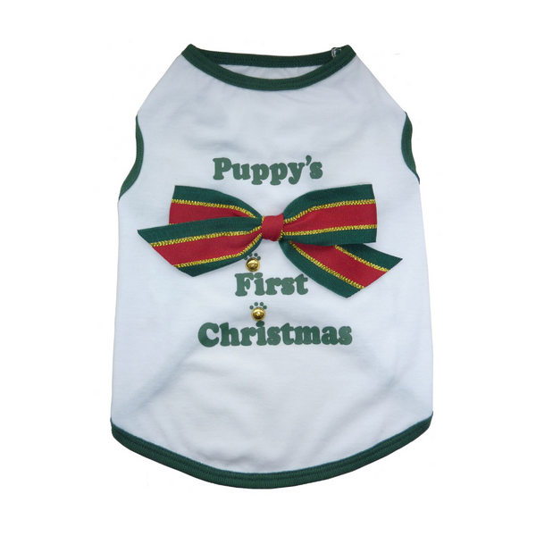My first christmas discount dog clothes