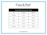 Coco & Pud Reversible Harness Size Chart