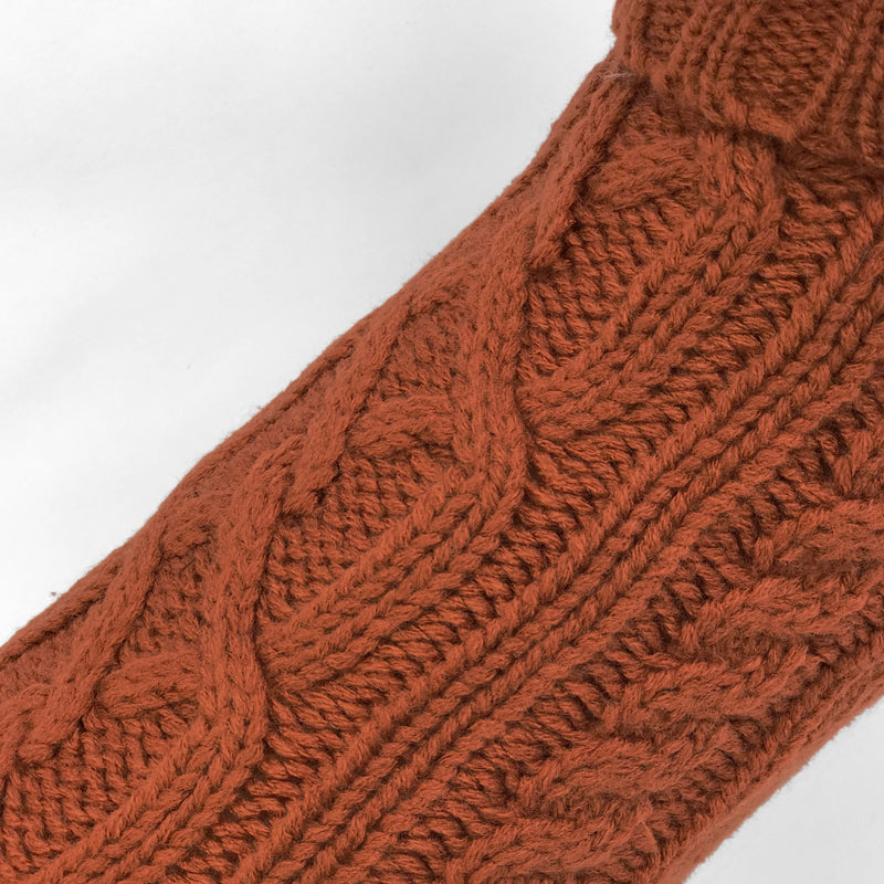 Coco & pud Cable Dog Sweater Sienna Texture