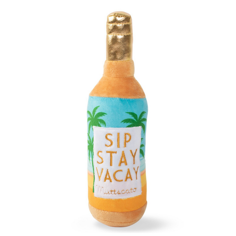 Coco & Pud Sip Stay Vacay Dog Toy- Fringe Studios