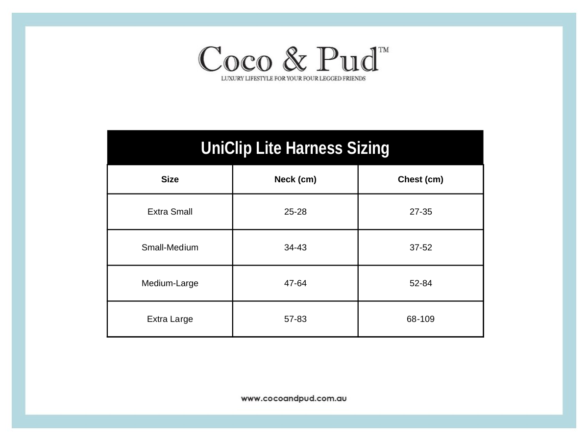 Coco & Pud Le Jardin UniClip Lite Dog Harness