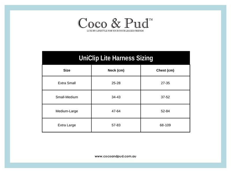 Coco & Pud Walk on the Wild UniClip Lite DOg Harness