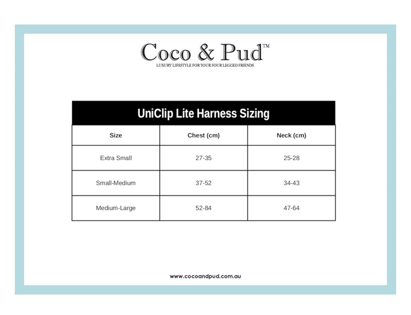 Coco & Pud Windflower UniClip Lite Strap Harness - Coco & Pud