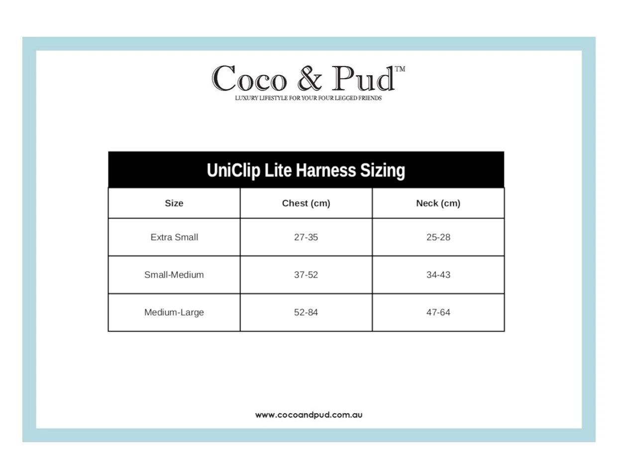 Coco & Pud Vintage Garden UniClip Lite Strap Harness - Coco & Pud