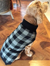 Coco & Pud Boston Dog Sweater - Grey/ Black - Coco & Pud