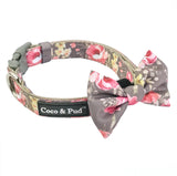 Coco & Pud Vintage Garden Collar & Bowtie - Coco & Pud