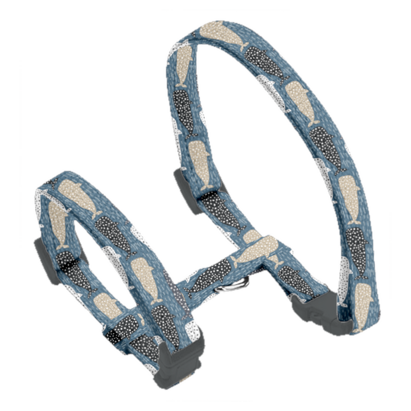Coco & Pud Whale of a Time Cat Harness