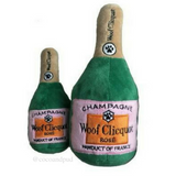 Coco & Pud Woof Clicquot Rose Champagne Dog Toy -Small & Large