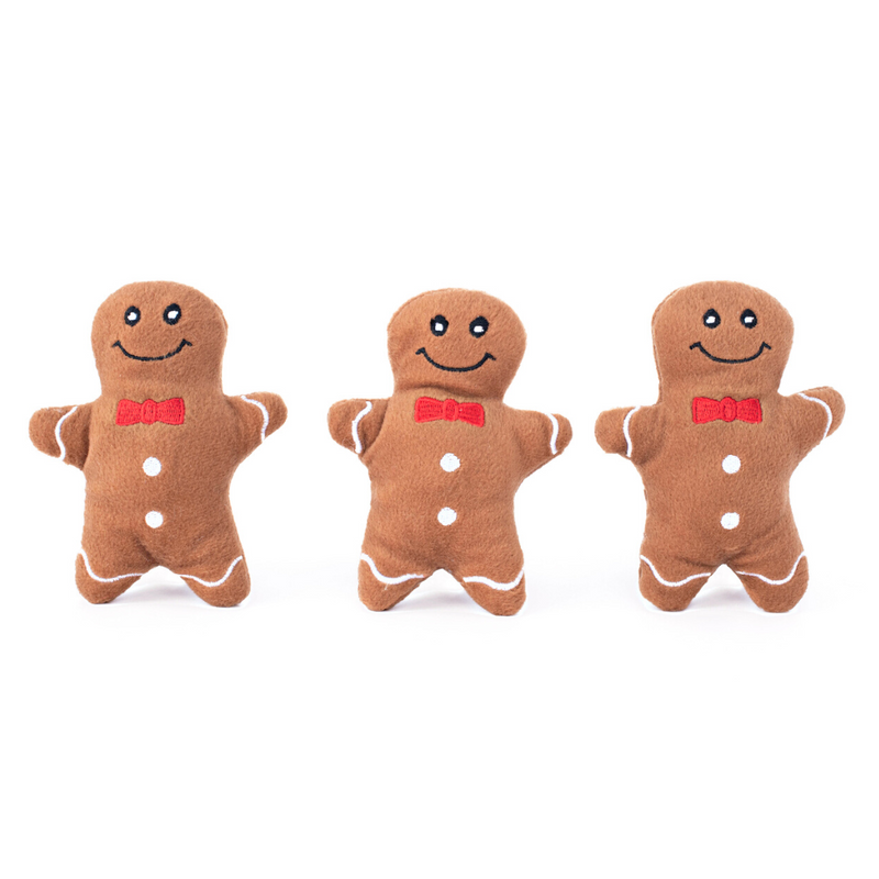 Christmas Holiday Gingerbread Men 3 pack minis Coco Pud